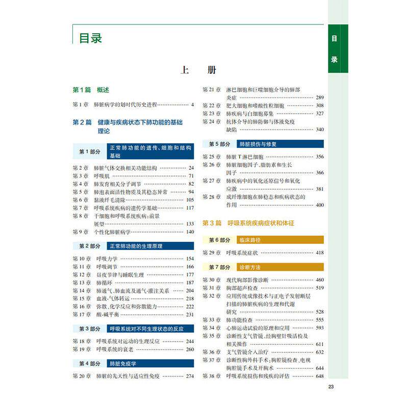 赠电子增值 Fishman肺脏病学 全2册 翻译版 中文版 精装 高占成 人民卫生出版社 9787117296649
