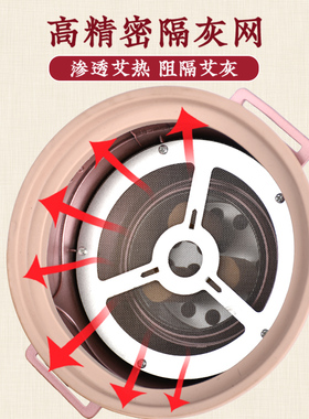艾灸盒家用无烟艾灸罐熏蒸仪
