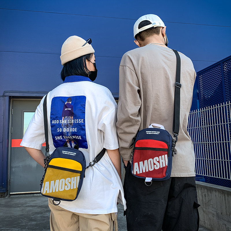 墨西卡网红同款个性网格斜挎小包 墨西卡女士包袋