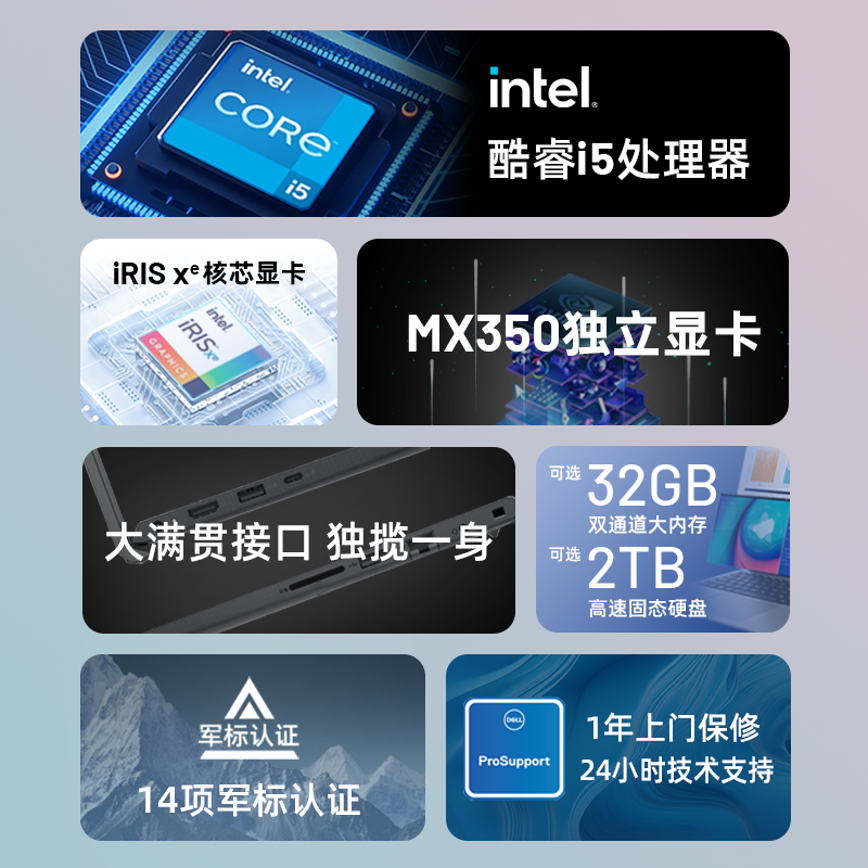 Dell/戴尔3420成就14英寸英特尔酷睿i5独显笔记本电脑3430商务办公学生轻薄便携手提本官方旗舰店同款-图3