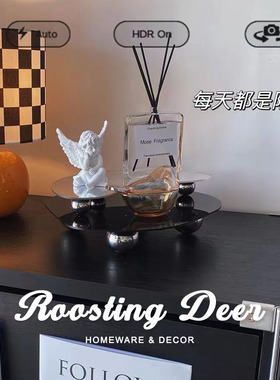 ins不规则亚克力托盘香薰底托