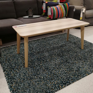 小七宜家新款IKEA利萨伯茶几现代简约小户型客厅实木茶桌沙发边几