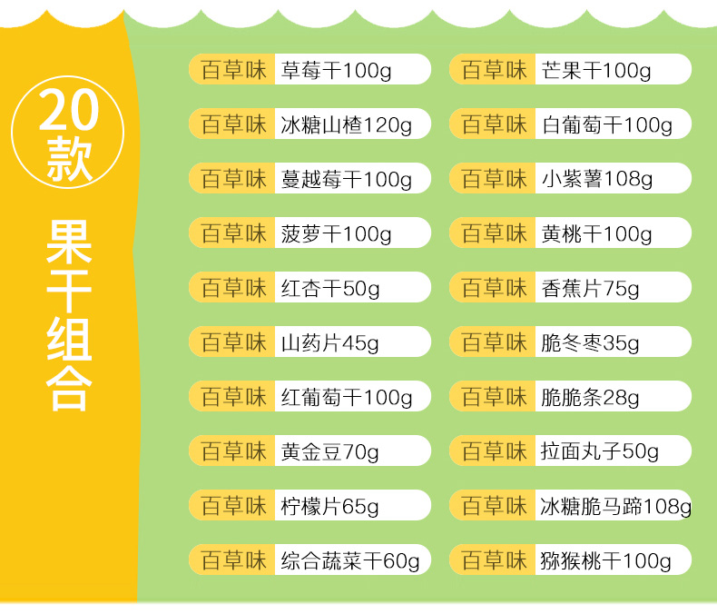 百草味干果零食大礼包组合一整箱芒果干草莓干七夕小吃送女友礼物 百草味干果零食大礼包组合一整箱芒果干草莓干七夕小吃送女友礼物