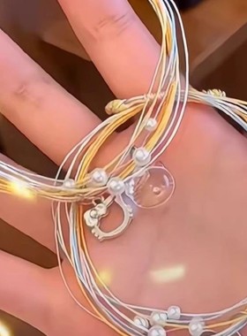 端午节hellokitty五彩绳手链diy材料包手工编织高级感小众送朋友