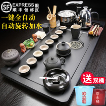 Tea Tray Tea Table Fully Automatic Boiling Water Pot Integrated Purple Sand Tea Set Suit Home Living Room Office Gongfu Tea Sea Whole Set