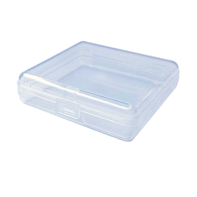 扁平数码配件收纳盒透明白U盘U盾转接头数据线整理保护套超薄防尘