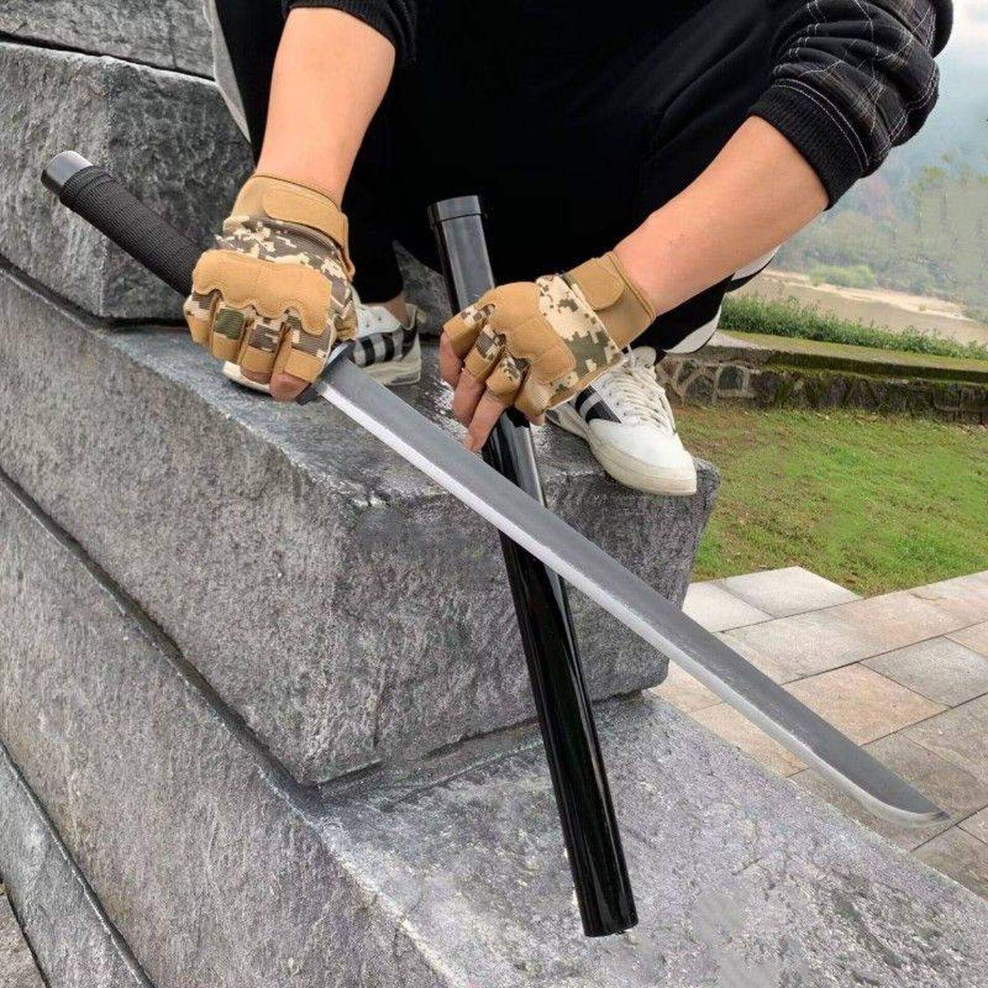 中国唐横刀野外战术龙泉摆件装饰古风开荒户外手工车载合法未开刃,淘宝优惠券,粉丝福利购,淘宝优惠卷