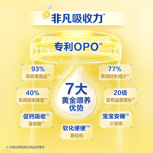 [官方正品]飞鹤飞帆呵护专利OPO促吸收3段奶粉四联包1600g*3盒DHA - 图1