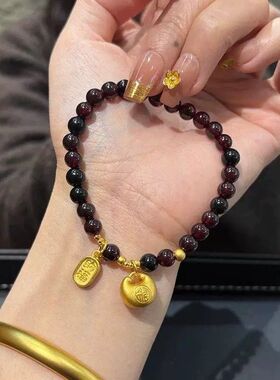 小胖福新中式招财纳福手链女ins高级感古风设计气质手串闺蜜礼物