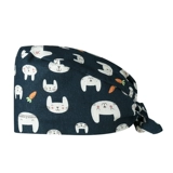 Дышащая хлопковая униформа медсестры, рабочая шапка