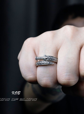 KING OF BLING 越王勾践剑原创戒指手镯 国风潮流嘻哈高端