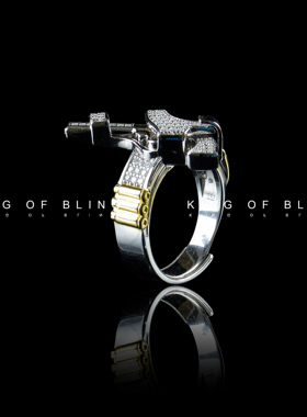 kob男女通用925银莫桑欧美