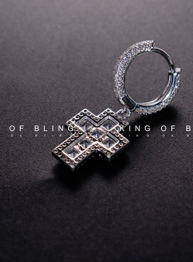 KINGOFBLING日韩情侣天然锆石帅