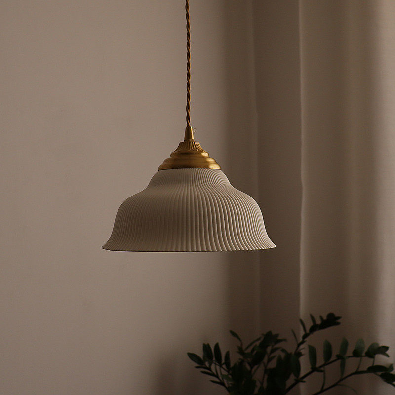 日式复古黄铜陶瓷吊灯简约卧室床头餐厅吧台玄关过道民宿飘窗灯具,淘宝优惠券,粉丝福利购,淘宝优惠卷