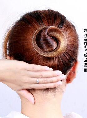 空姐发网女儿童网套舞蹈考级隐形网兜职业盘发古风隐形丸子头神器