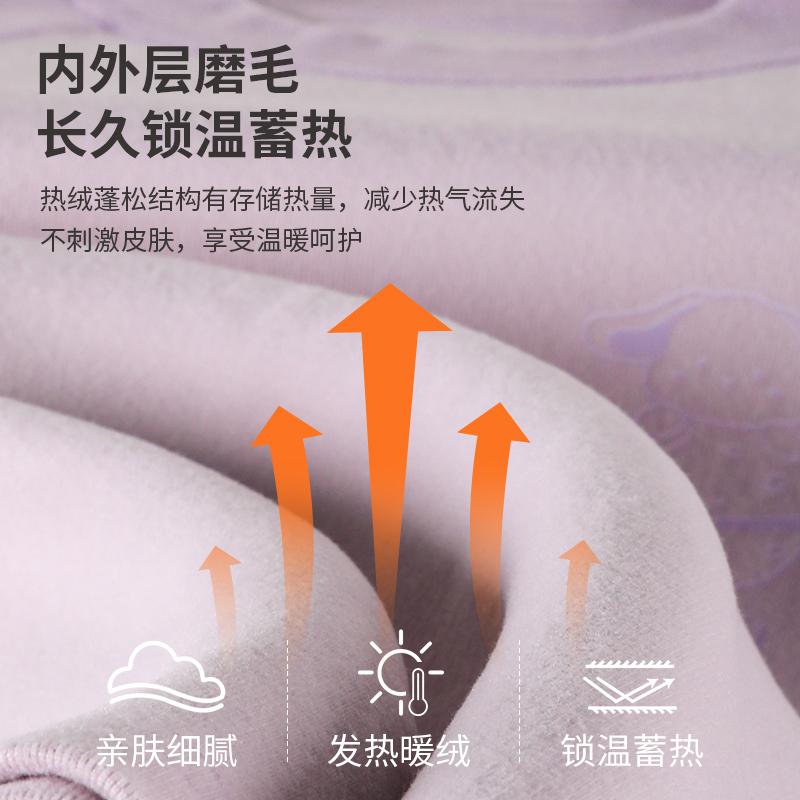 儿童内衣套装女童秋衣秋裤加厚女孩宝宝中大童加绒德睡衣秋冬保暖