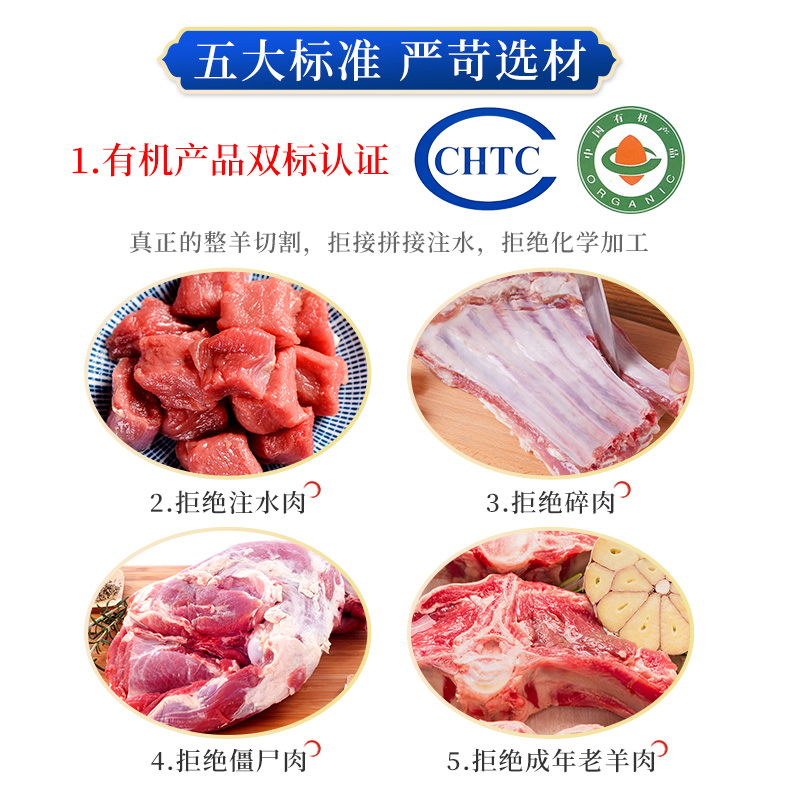 羊肉新鲜现纯杀羊肉年货内蒙古锡林郭勒羊排10斤组合装半只羊羊腿-图0