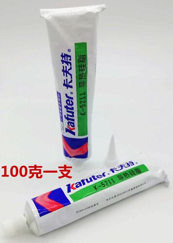 卡夫特导热硅脂K-5211白色耐高温 散热膏导热系数1.2W 填充导热胶 - 图0