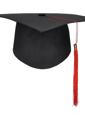 学生毕业典礼学士帽女2025新款毕业帽成人礼帽博士帽学位帽硕士帽