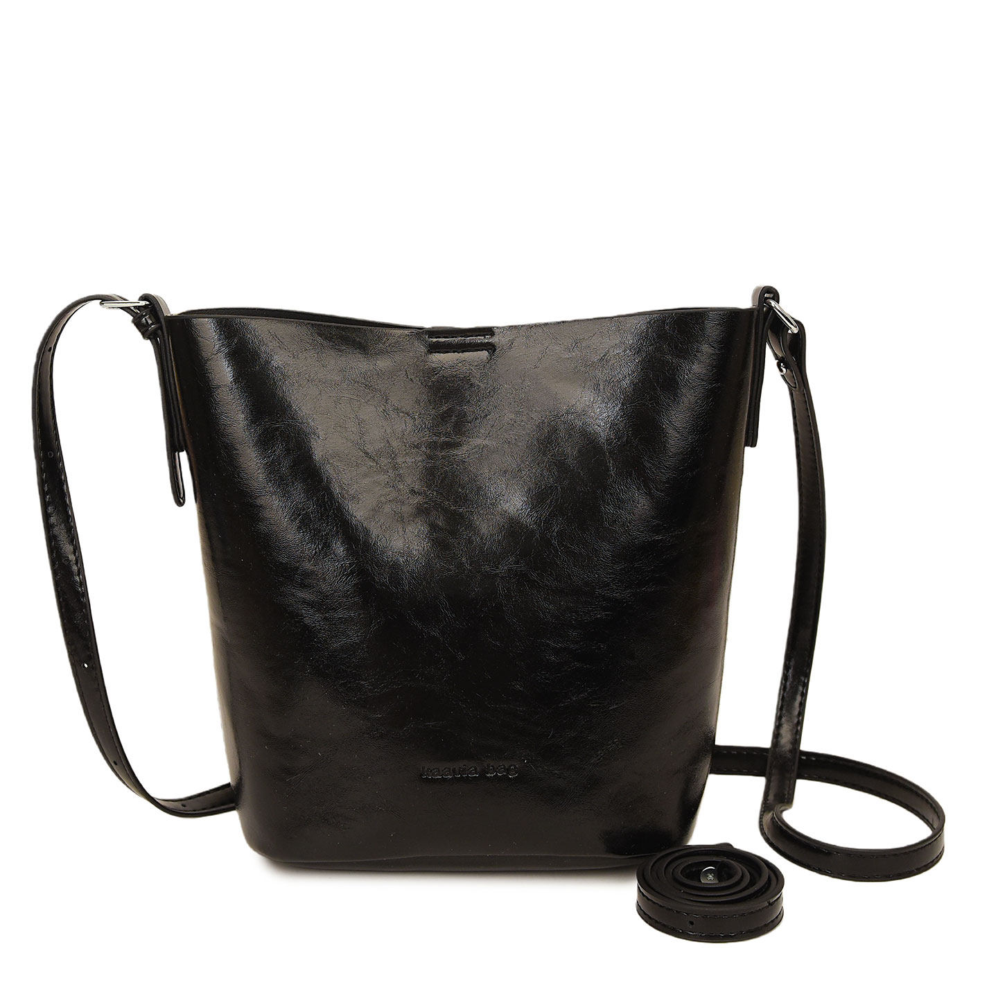 复古质感水桶包包女时尚2025秋冬新款油蜡皮高级感通勤单肩斜跨包,淘宝优惠券,粉丝福利购,淘宝优惠卷