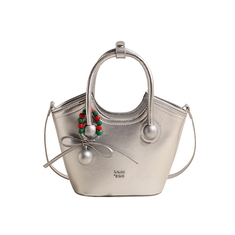 韩国ins潮流时尚手拎水桶包2025秋冬新款简约百搭单肩包休闲女包,淘宝优惠券,粉丝福利购,淘宝优惠卷