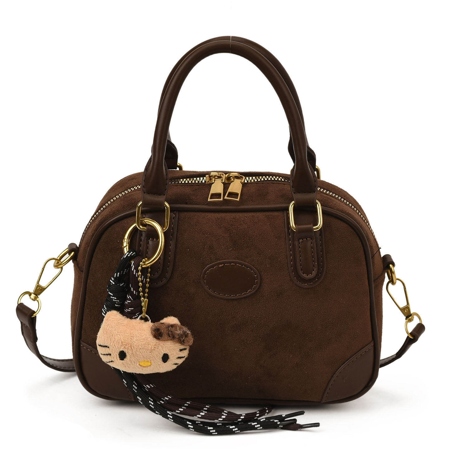 小众设计韩版ins2025秋冬麂皮绒百搭新款女式精致洋气手提单肩包,淘宝优惠券,粉丝福利购,淘宝优惠卷