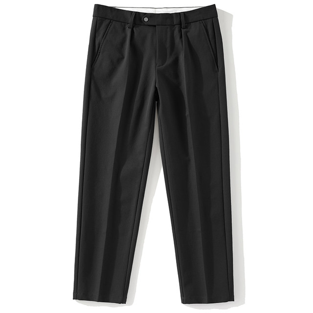 JIEYI draped British style free ironing casual trousers