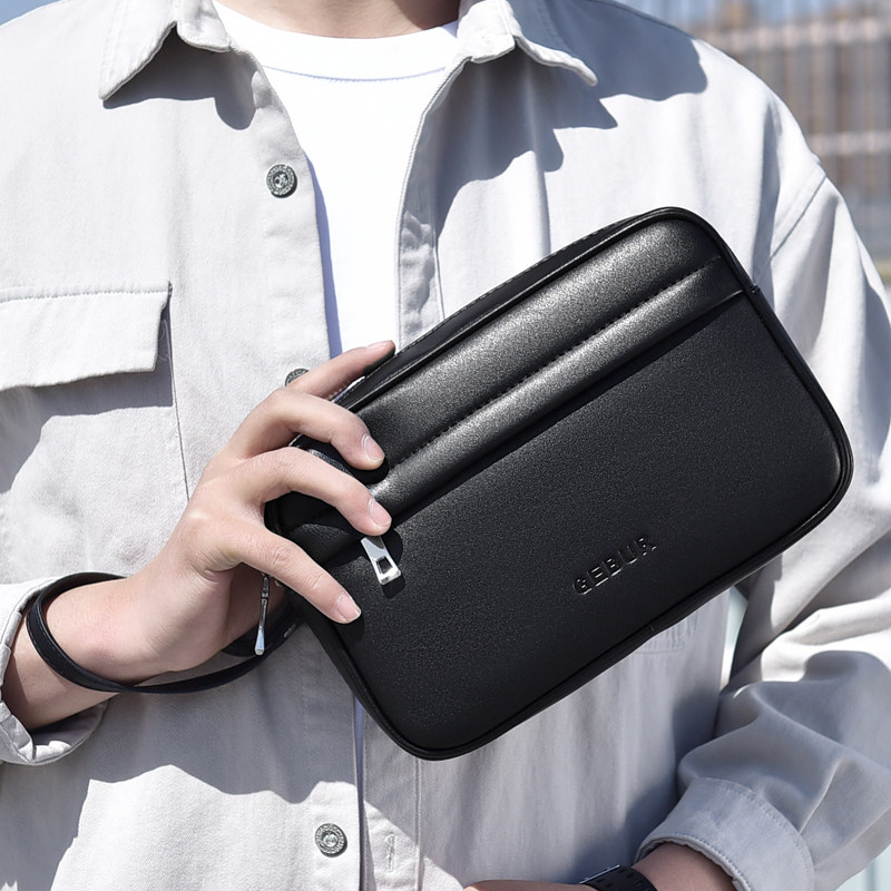 男士手拿包手机包休闲大容量手抓包信封包时尚夹包潮流腋下零钱包,淘宝优惠券,粉丝福利购,淘宝优惠卷