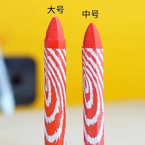记号蜡笔木材防水工地水泥面石材工业木工红色黑色单色大号记号笔 - 图0