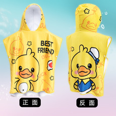 Полотенце для гостиницы 可穿戴式浴巾儿童男孩神奇宝贝浴袍皮卡丘浴衣游泳宝可梦吸水斗篷