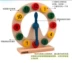 Trẻ 1-2-3 tuổi giáo dục sớm dạy học hỗ trợ xây dựng đồng hồ kỹ thuật số khối gỗ màu phù hợp với bé học đồ chơi giáo dục - Đồ chơi giáo dục sớm / robot