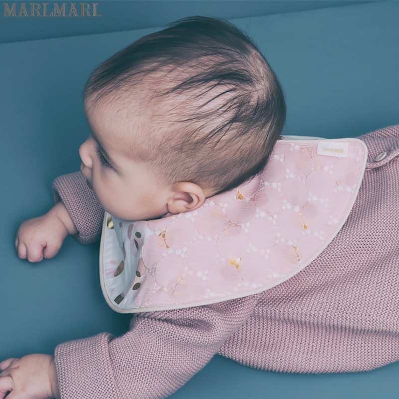 MARLMARL children's gift box newborn baby gift box baby one-year-old full moon meeting gift saliva towel bib