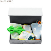 MARLMARL newborn babys gift box full of age to give a gift to the baby See the face enclosure with a spat towel 3 pieces