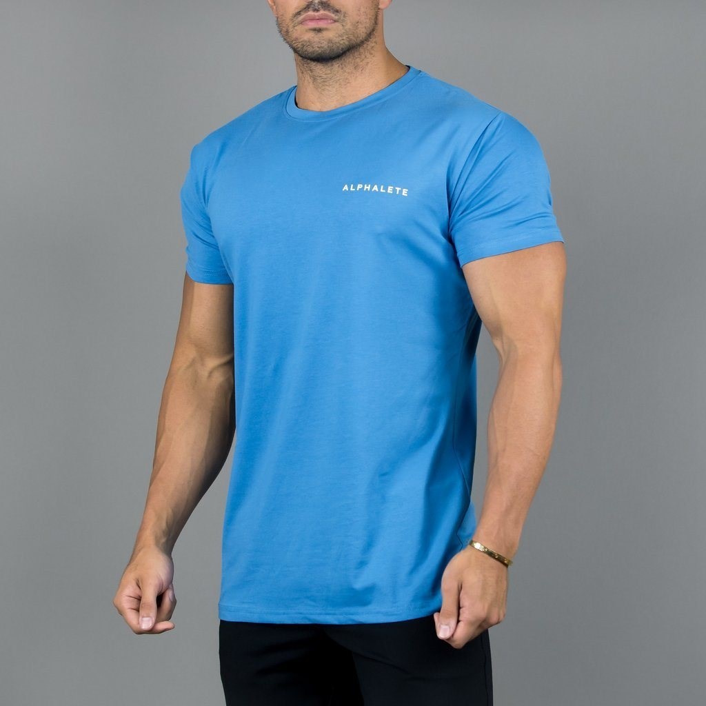 Sports men's t-shirt round neck running fitness short sleeve - 图1