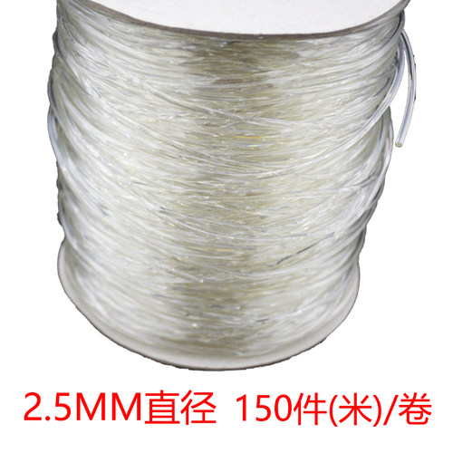 透明实心塑料PU绳2.5mm导光水帘绳 耐老化耐磨户外广告硅胶TPU绳 - 图3