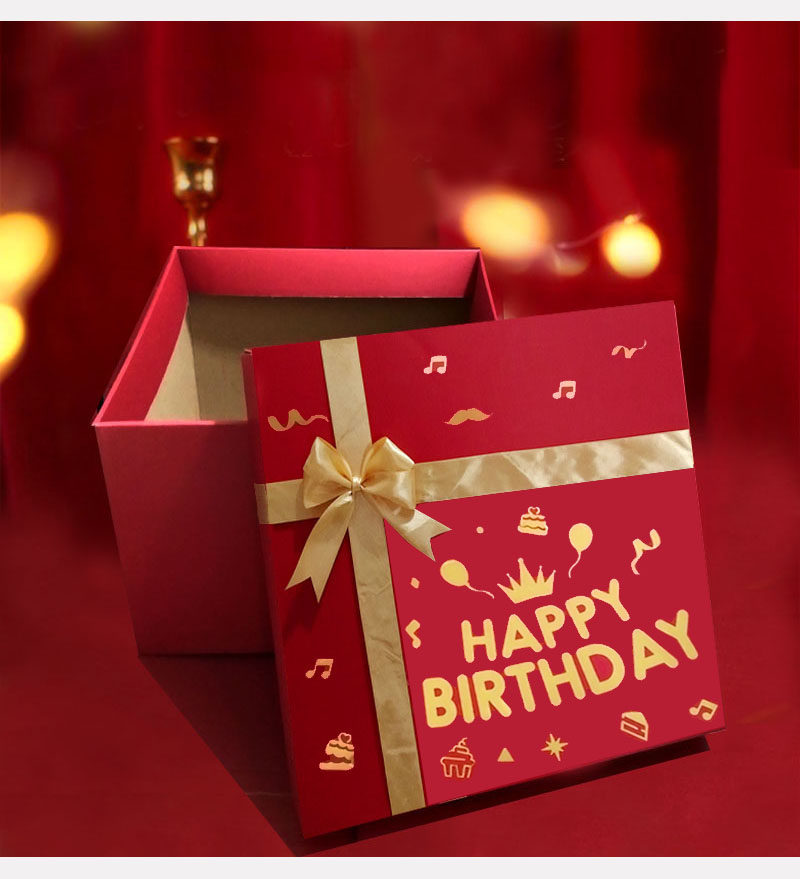 红色礼盒生日礼品盒礼物盒零食盒子超大多尺寸情人节婚庆用盒送礼,淘宝优惠券,粉丝福利购,淘宝优惠卷