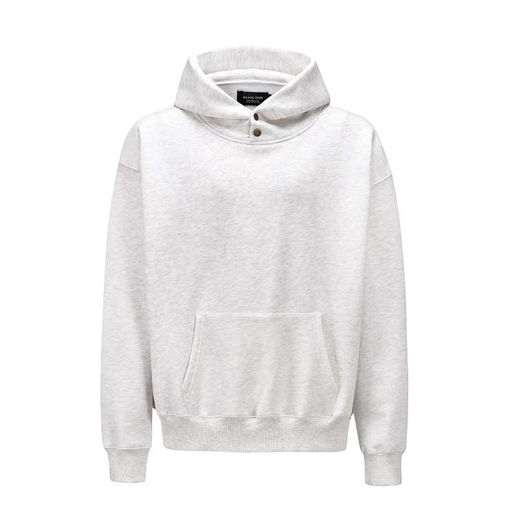 FOG ESSENTIALS SWEATER 主线20AW欧美高街衣领按扣纯色加绒卫衣