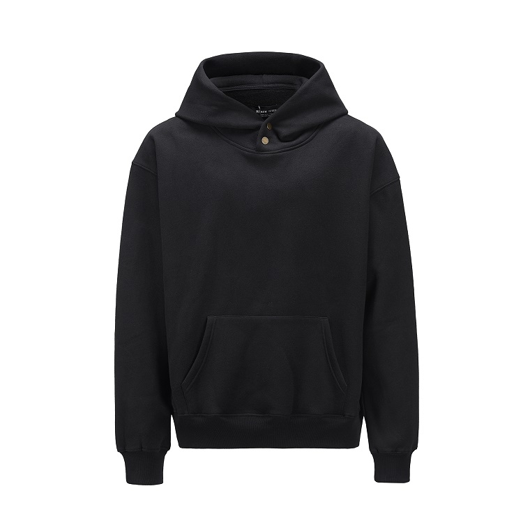 FOG ESSENTIALS SWEATER 主线20AW欧美高街衣领按扣纯色加绒卫衣