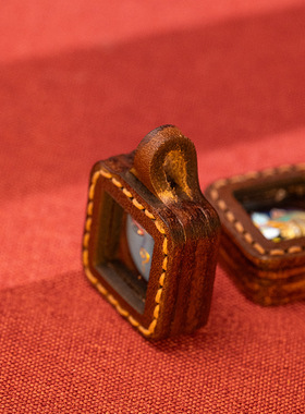 手绘唐卡大黑天六字真言文殊绿度母扎基拉姆皮壳吊坠手绘擦擦