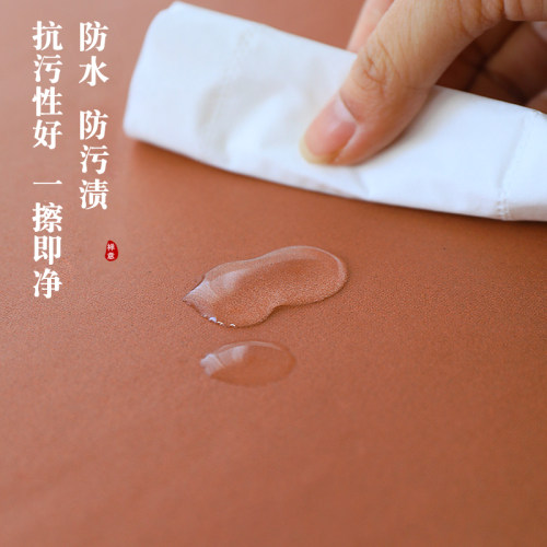 防水床头柜盖布防尘罩布艺新中式卧室家用简约现代红木小桌布垫子 - 图1