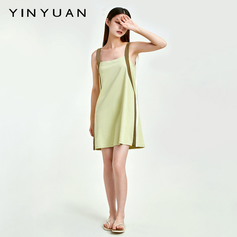 印媛纯棉吊带睡裙女夏性感休闲短裙 印媛睡裙