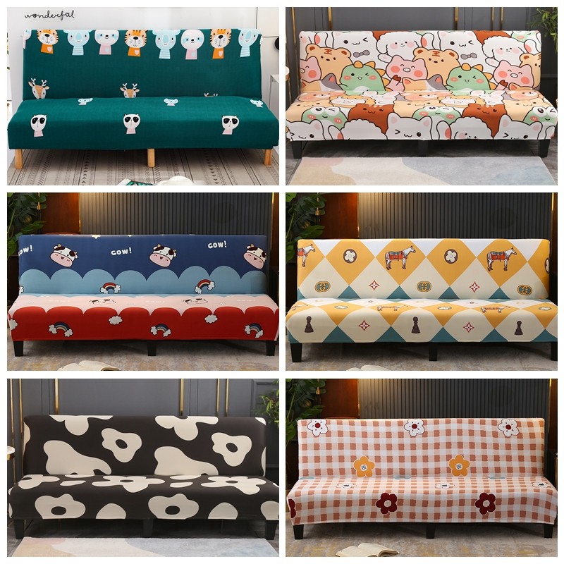 折叠沙发床套罩无扶手沙发套罩全包万能套子卡通可爱垫巾全盖布艺,淘宝优惠券,粉丝福利购,淘宝优惠卷
