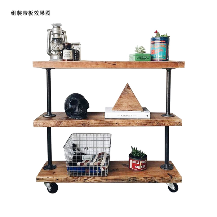 水管隔板美式乡村铁艺工业酒架支架落地置物架书架复古书架loft,淘宝优惠券,粉丝福利购,淘宝优惠卷