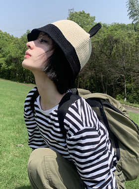 渔夫帽出游可爱男女春夏秋大檐