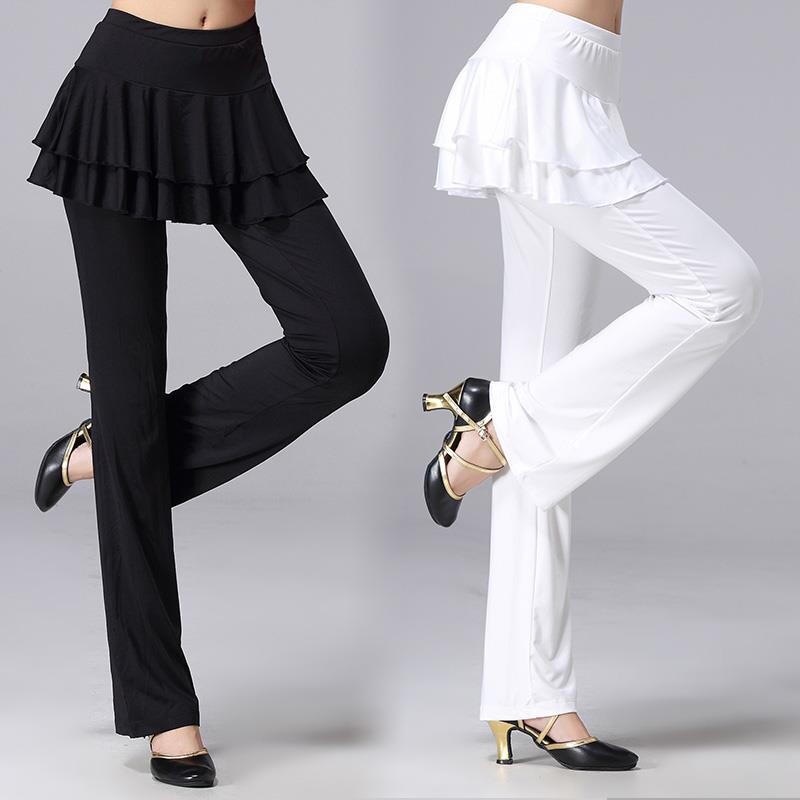 花晖夏季广场舞裙裤拉丁舞长裤 花晖休闲裤