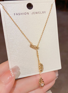 日韩时尚独特设计感金属项链