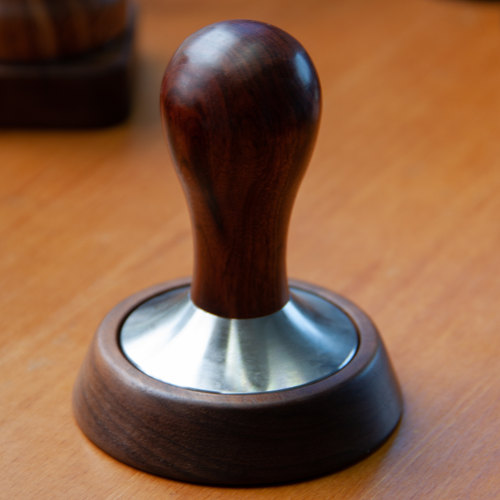 素止粉锤底座 填压器圆形实木收纳垫 58/51/53/54mm胡桃木托 轰炸 - 图2