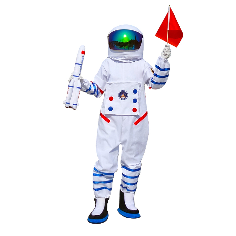 宇航员太空服人偶服装运动会开幕式儿童演出航天科技道具玩偶服装 - 图3