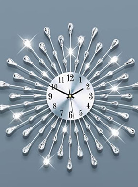 挂钟满天星装饰钟表客厅简约家用静音时钟挂墙跨境wall clock
