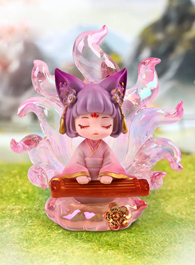 上古智慧仙盲盒办公桌面潮玩